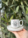 Рачно насликана шолја за тетка