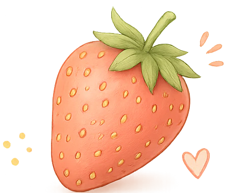 Strawberry decoration